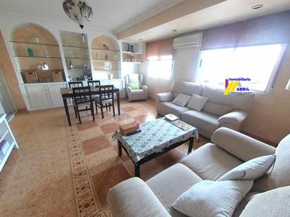 Living room of Flat for sale in  Valencia Capital  with Air Conditioner, Terrace and Balcony