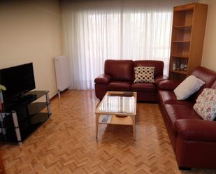 Sala d'estar de Pis de lloguer en  Pamplona / Iruña amb Calefacció, Parquet i Terrassa