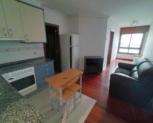 Sala d'estar de Apartament de lloguer en Vigo  amb Calefacció, Parquet i Traster