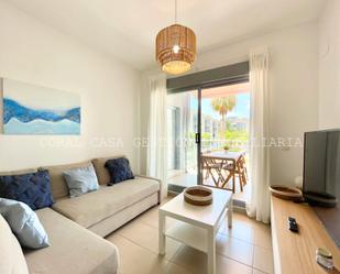 Sala d'estar de Apartament de lloguer en Almenara amb Aire condicionat, Terrassa i Piscina