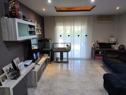 Sala d'estar de Casa adosada en venda en Vila-sana amb Aire condicionat i Terrassa