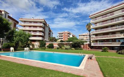 Swimming pool of Flat for sale in Sant Andreu de Llavaneres  with Air Conditioner, Heating and Private garden