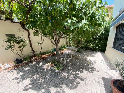 Garden of Single-family semi-detached for sale in  Madrid Capital  with Air Conditioner