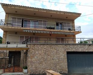 Exterior view of House or chalet for sale in Girona Capital  with Terrace and Balcony