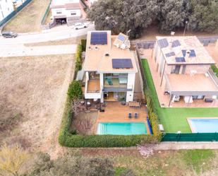 Vista exterior de Casa o xalet en venda en Girona Capital amb Aire condicionat, Terrassa i Piscina