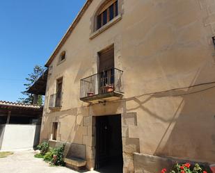 Vista exterior de Finca rústica en venda en Bellpuig amb Aire condicionat, Terrassa i Piscina